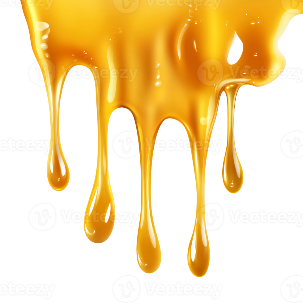 Lush Honey Falling in Smooth Waves png