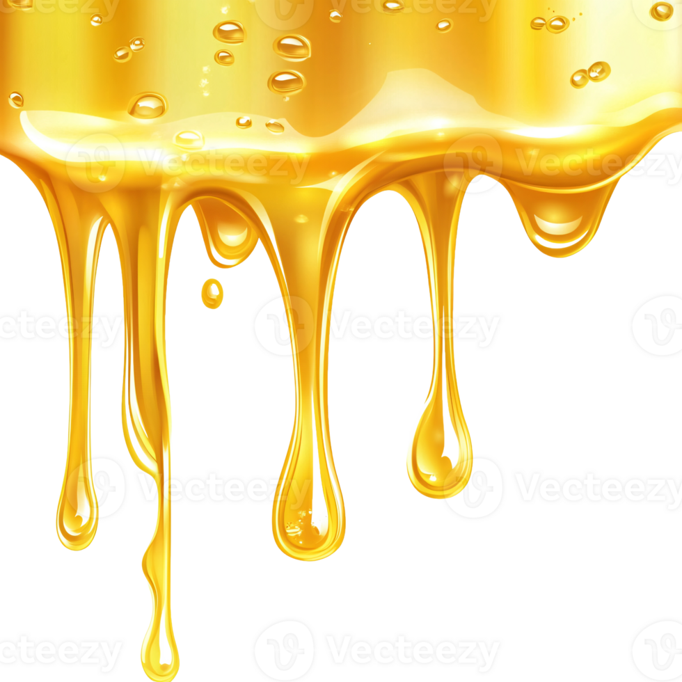 Viscous Honey Slowly Dripping png