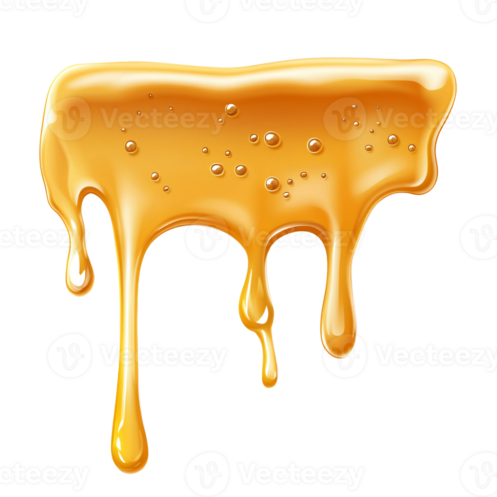 Golden Honey Dripping Smoothly png