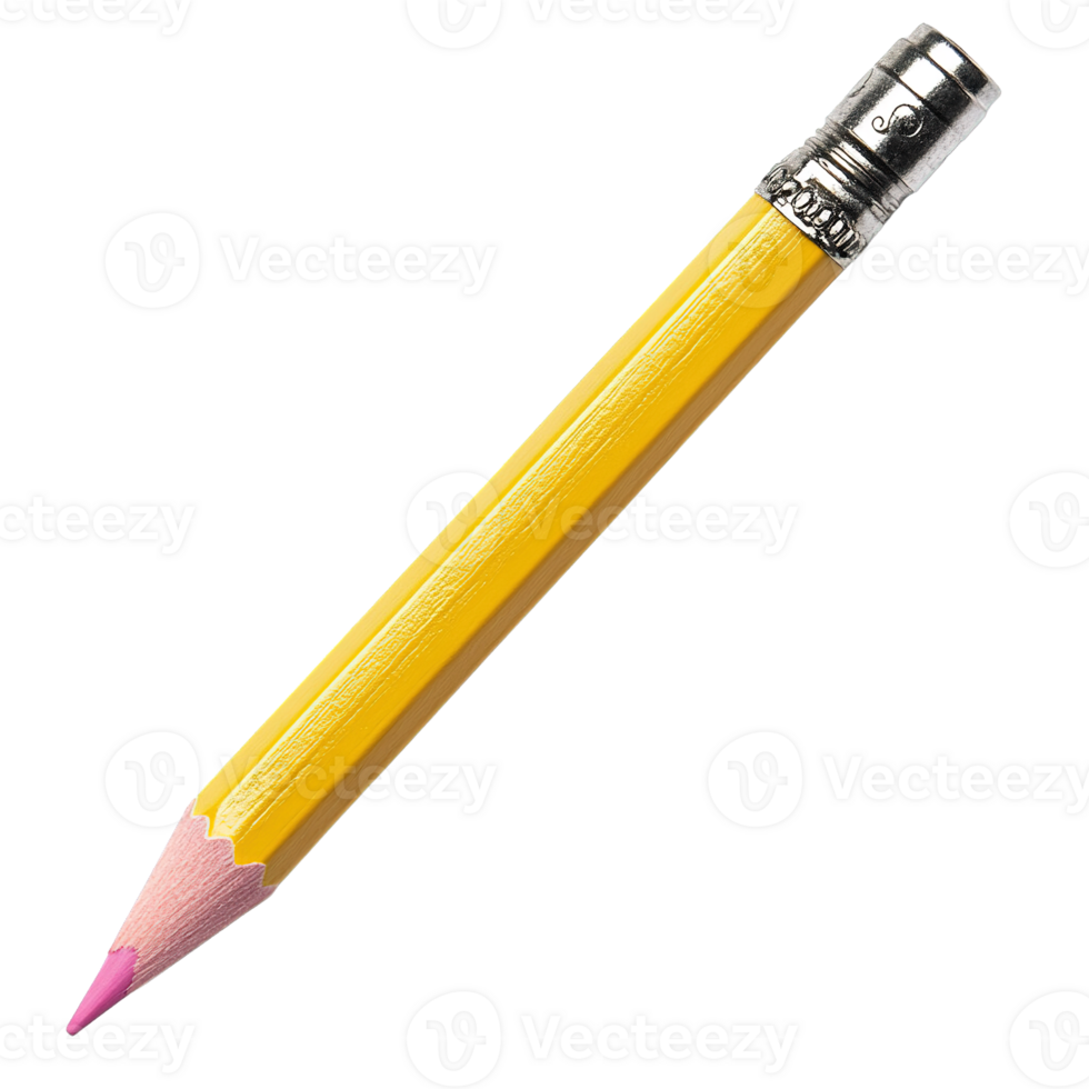 School and Office Pencils with Eraser and Sharpened Tip png