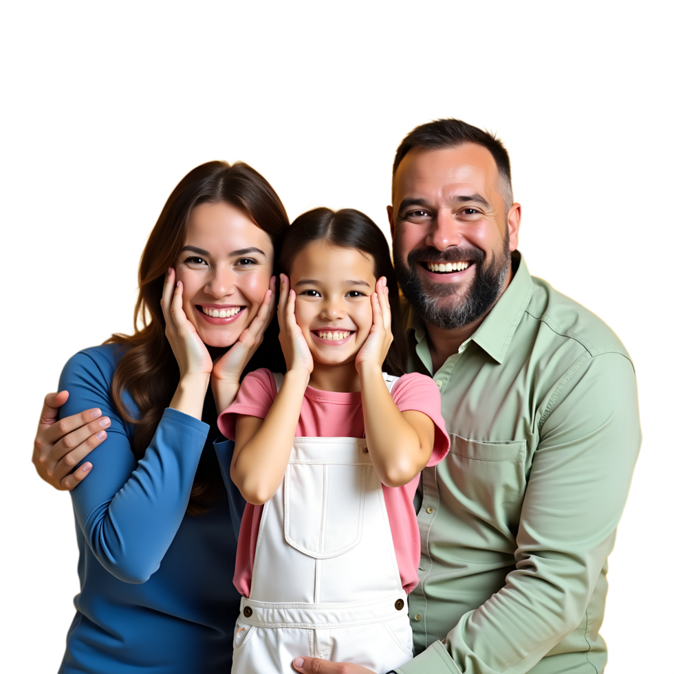 Happy Asian Family Portrait High Quality Stock Photo png