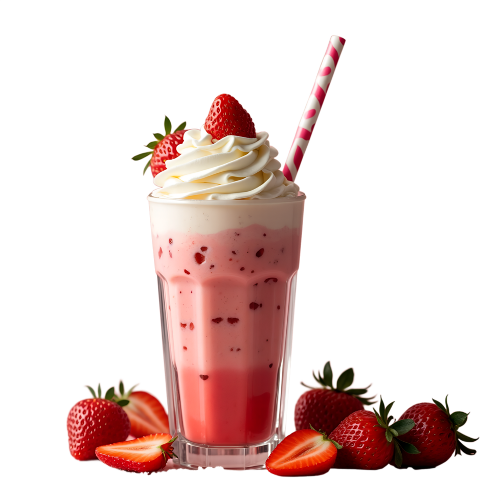 Layered Strawberry Yogurt and Whipped Cream Delight Sweet Indulgence png