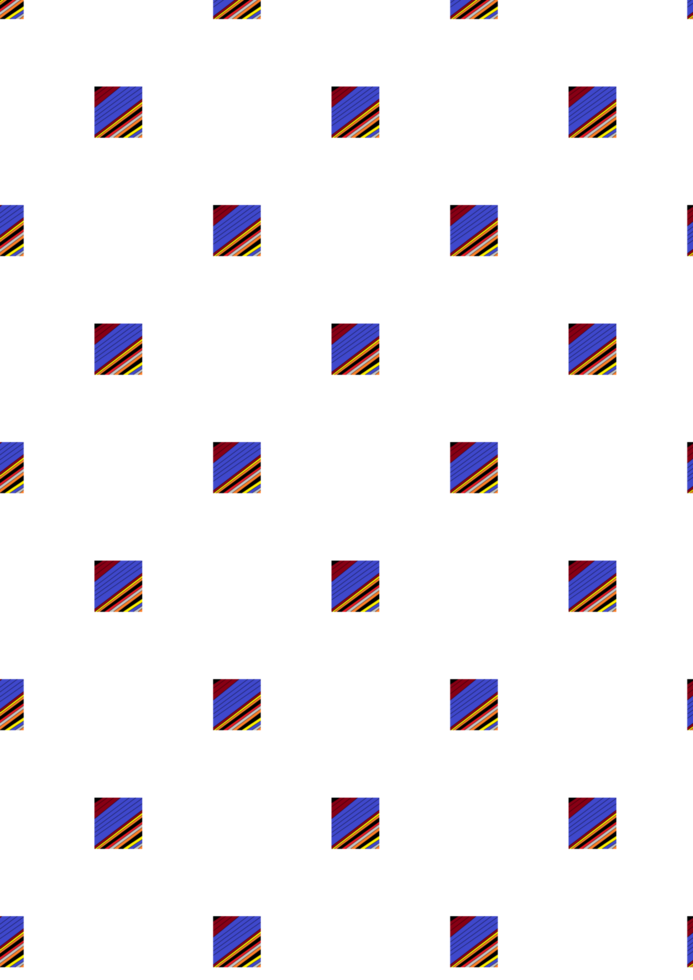 A seamless pattern with small, multicolored diagonal striped squares on a black background. High transparency makes it ideal for layering, modern designs, and digital aesthetics. png