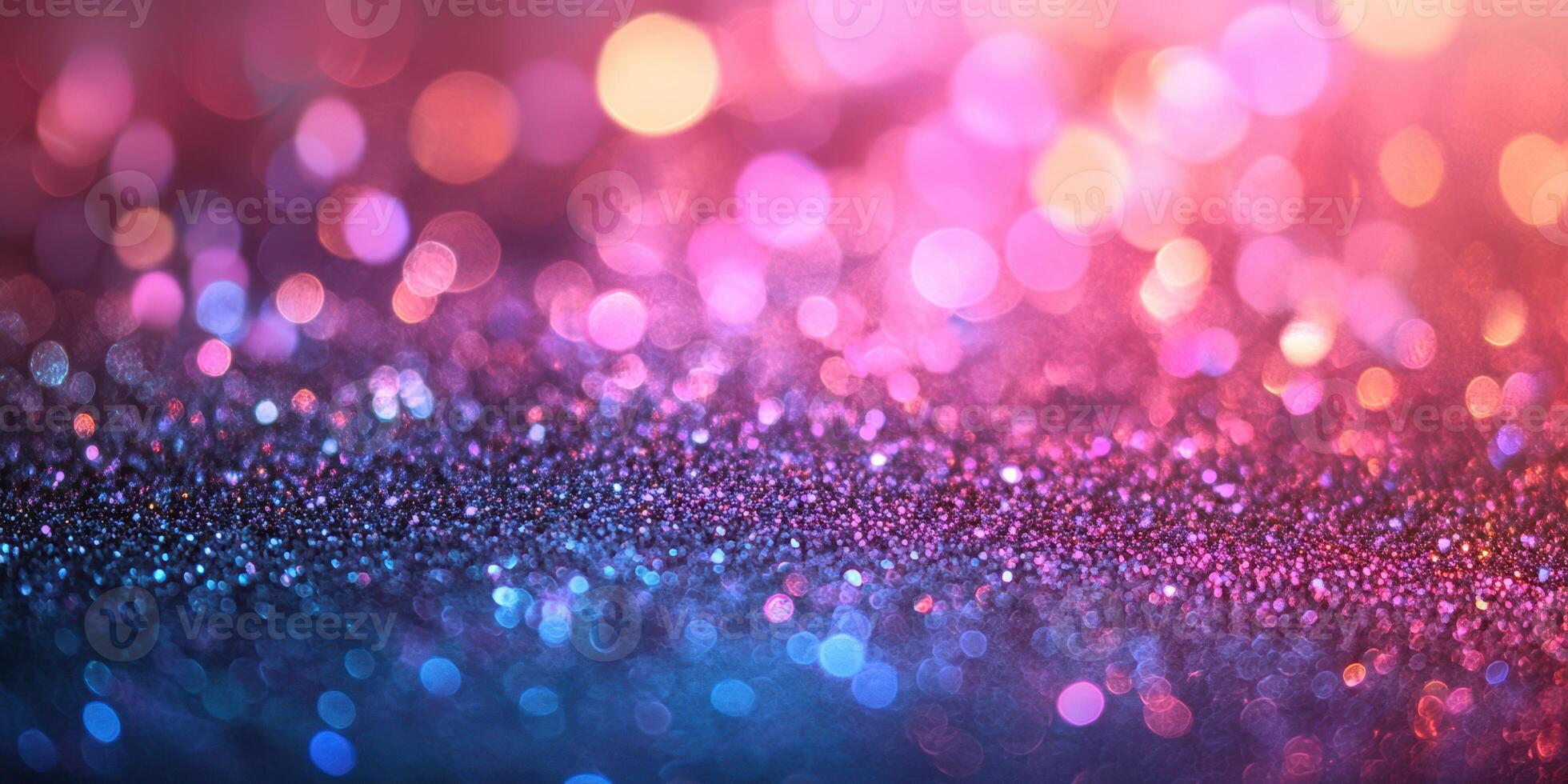 Colorful bokeh lights create a vibrant and sparkling atmosphere for celebrations and festive occasions photo