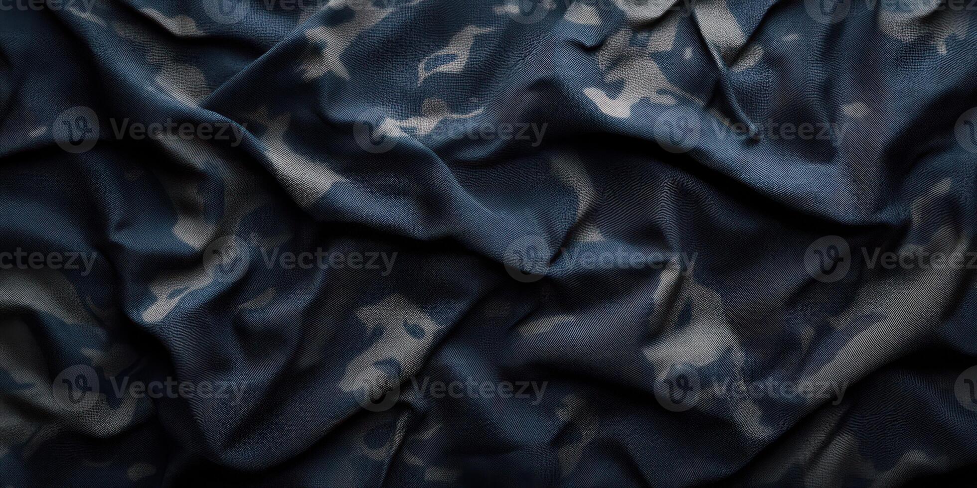Camouflage fabric with intricate patterns and textures showcasing military design elements during daylight photo