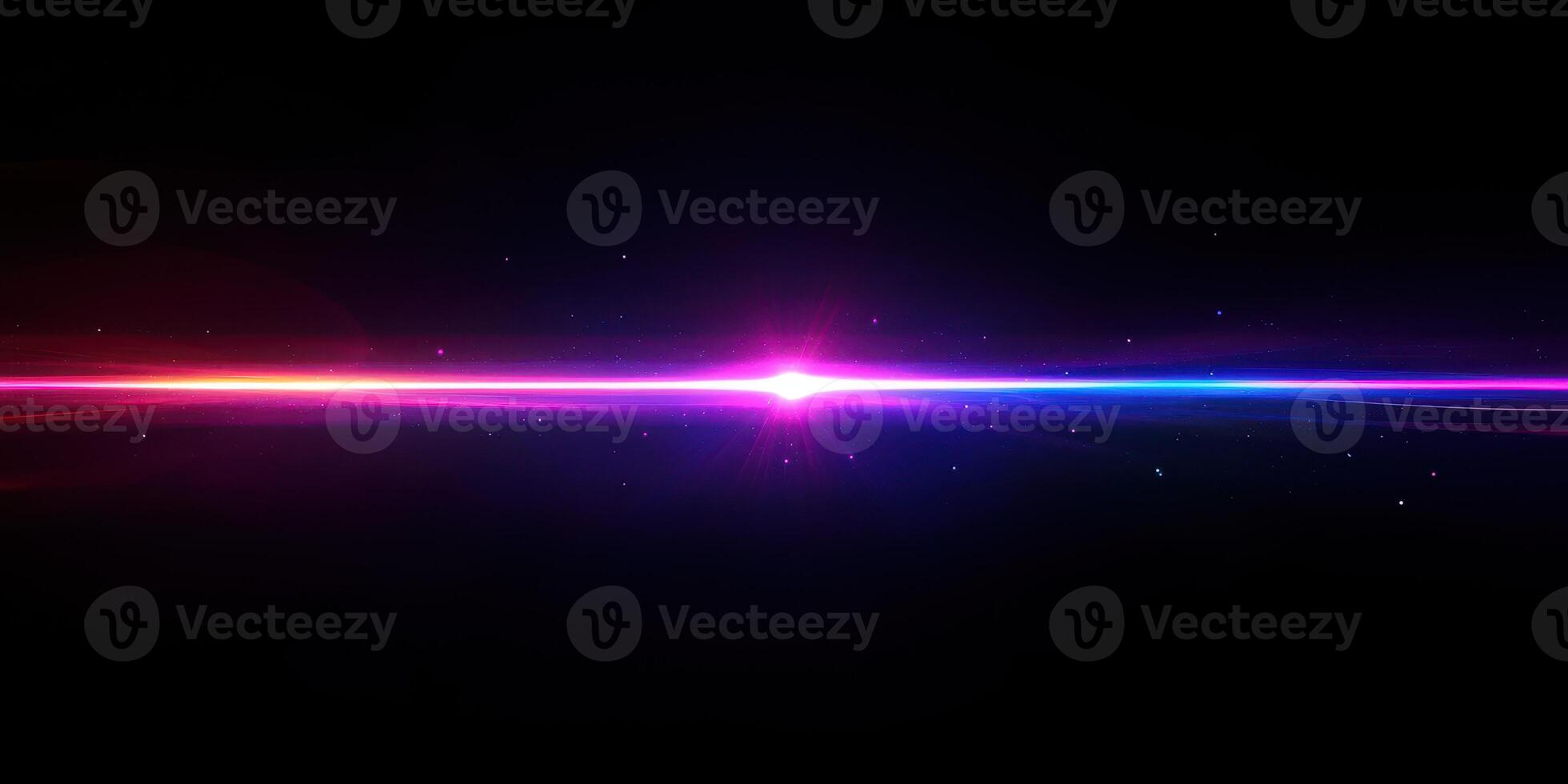 Colorful light streaks creating a vibrant cosmic atmosphere in a dark backdrop during nighttime photo