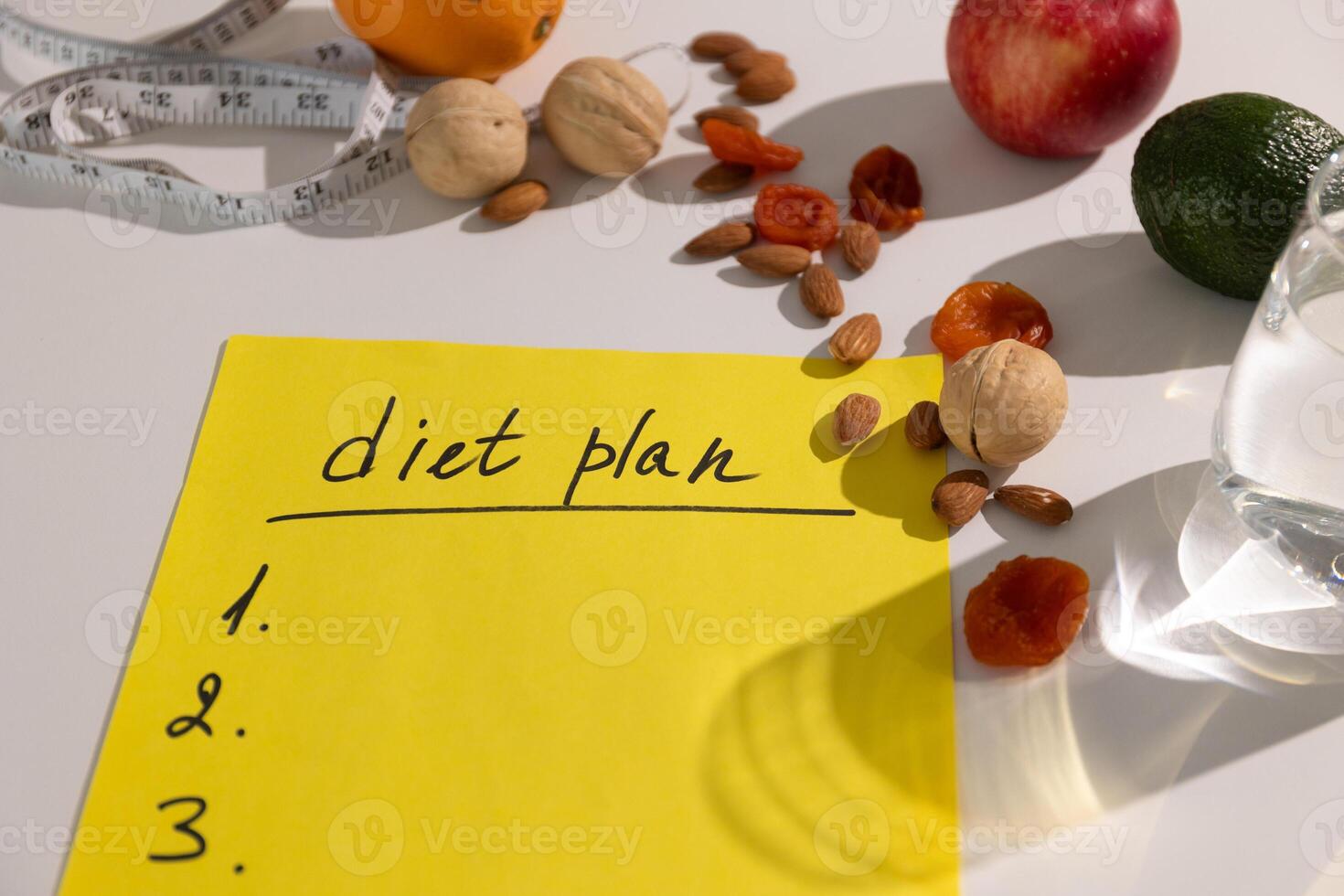 Create a Healthy Diet Plan that includes Fresh Fruits, Nuts, and a Balanced Meal Approach photo