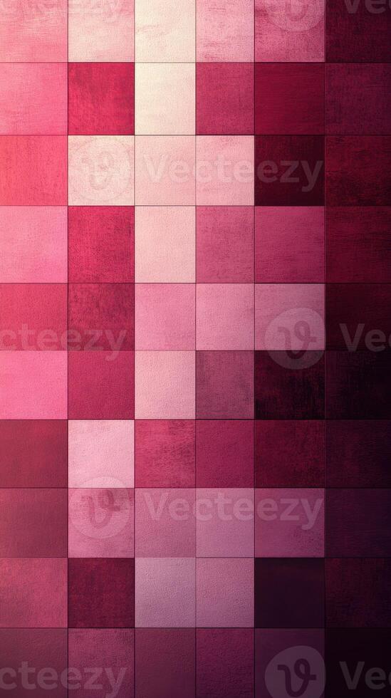 Vibrant gradient wall art featuring various shades of red and pink in a contemporary design photo