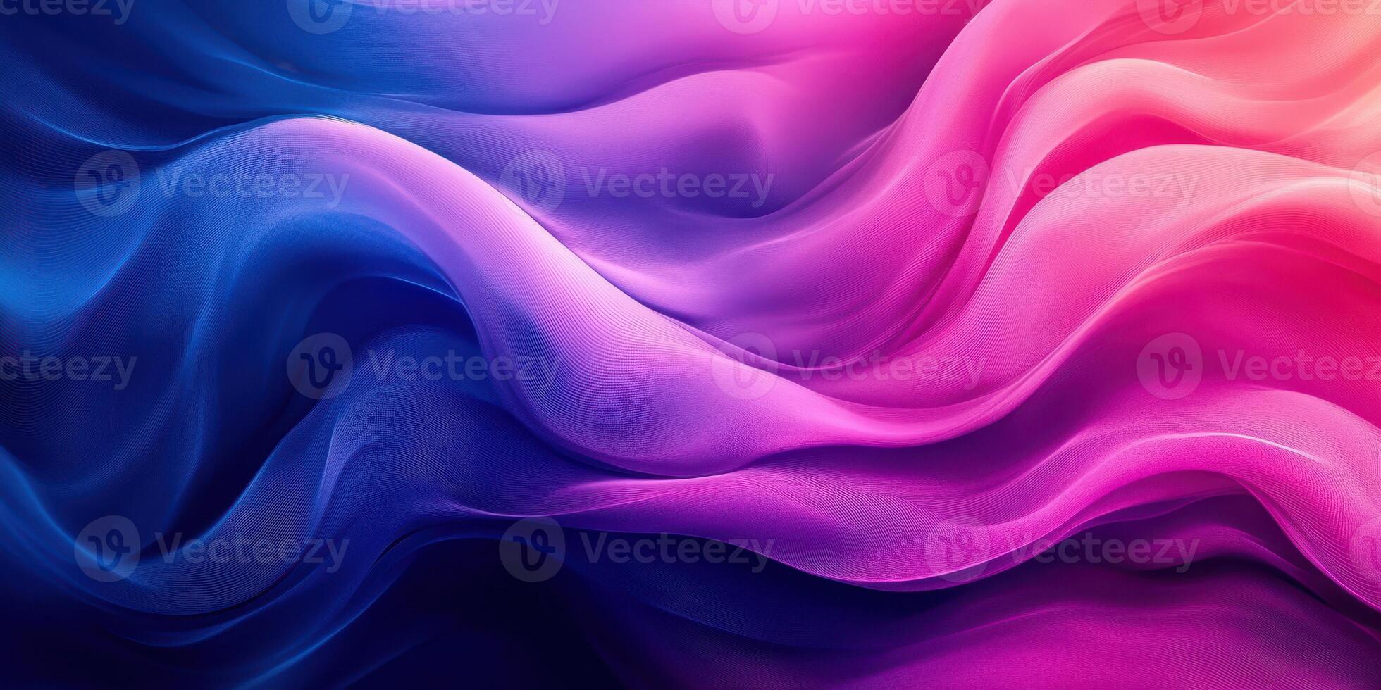 Flowing waves of vibrant colors create a stunning abstract background in soft gradients photo