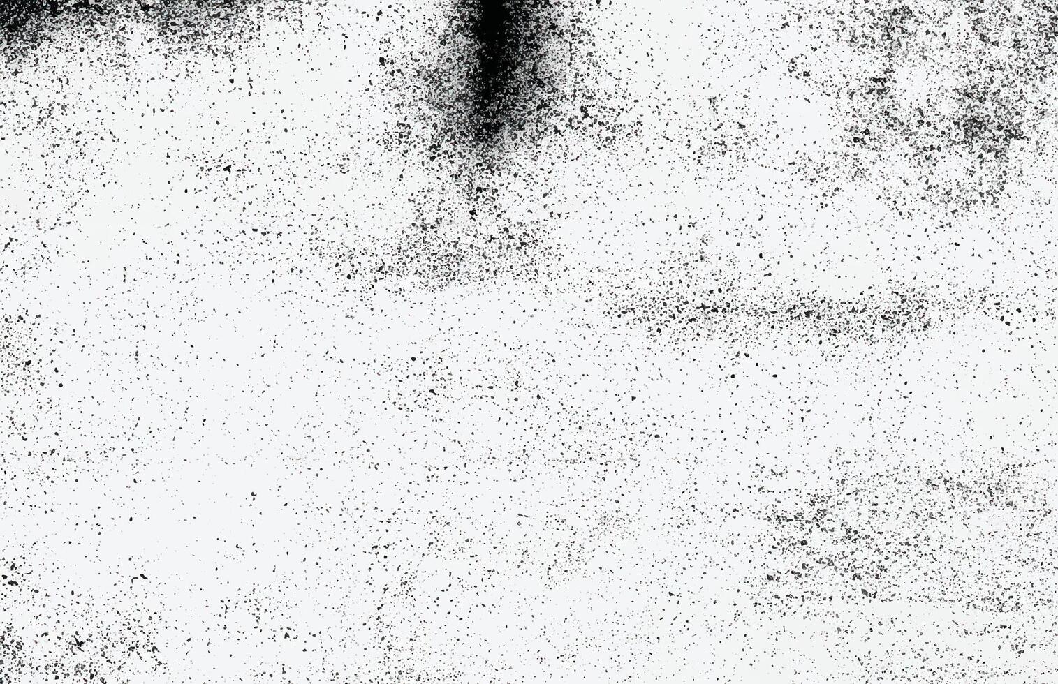 High-contrast grunge texture with black speckles and scratches on a white background. Perfect for overlays and vintage effects. vector