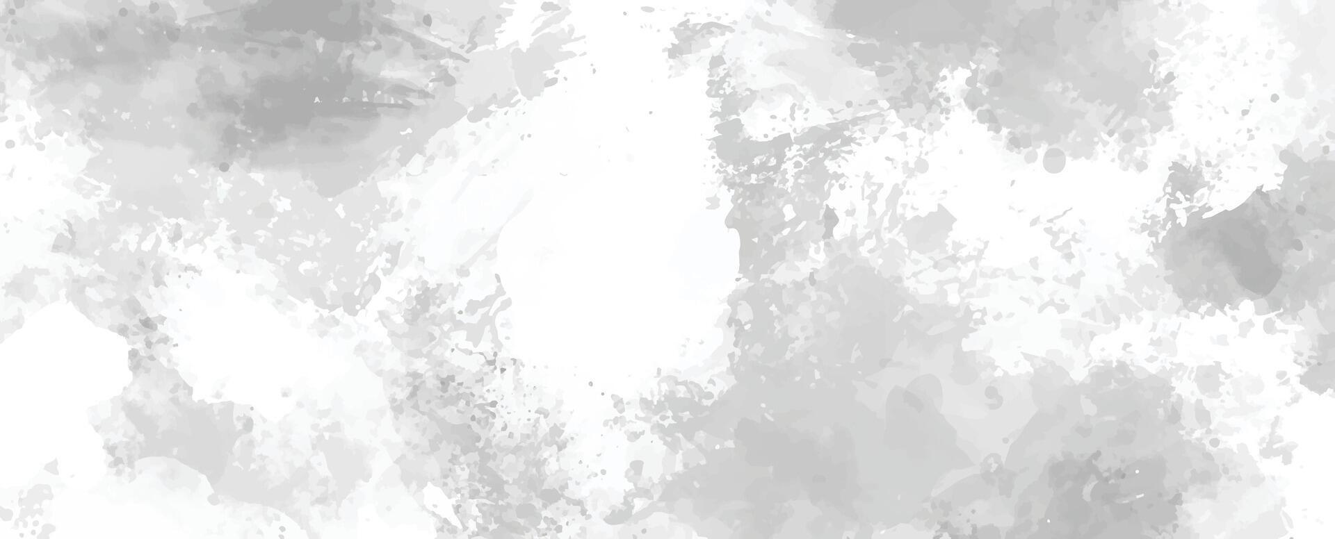 Elegant abstract gray watercolor texture with soft brush strokes, perfect for backgrounds, wallpapers, and design. vector