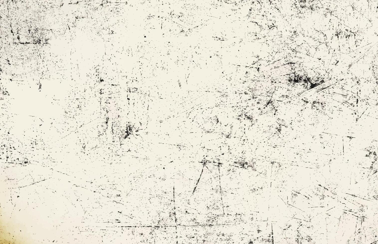Distressed black scratches and grunge texture on a beige vintage background. Perfect for overlays and design projects. vector