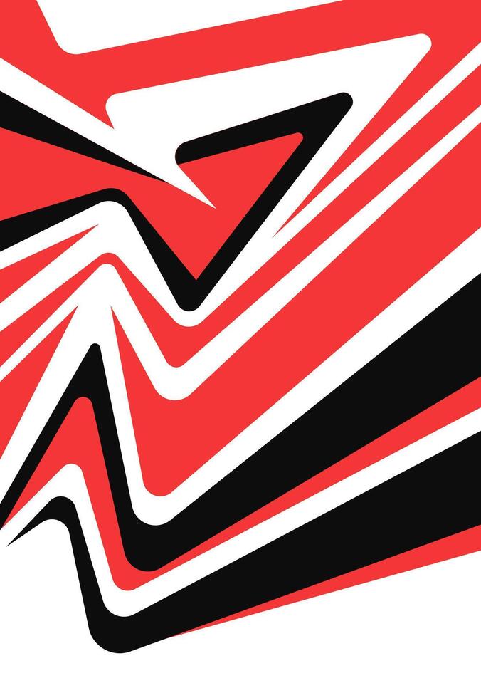 Soccer jersey sport red background design for sublimation vector
