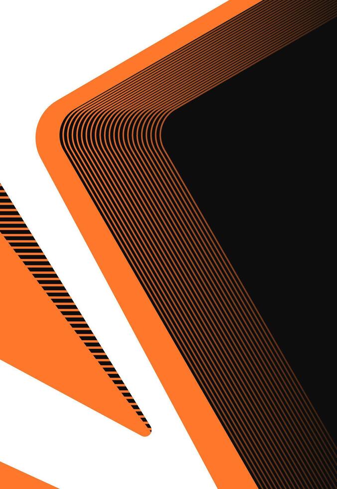 Orange sport background jersey design vector