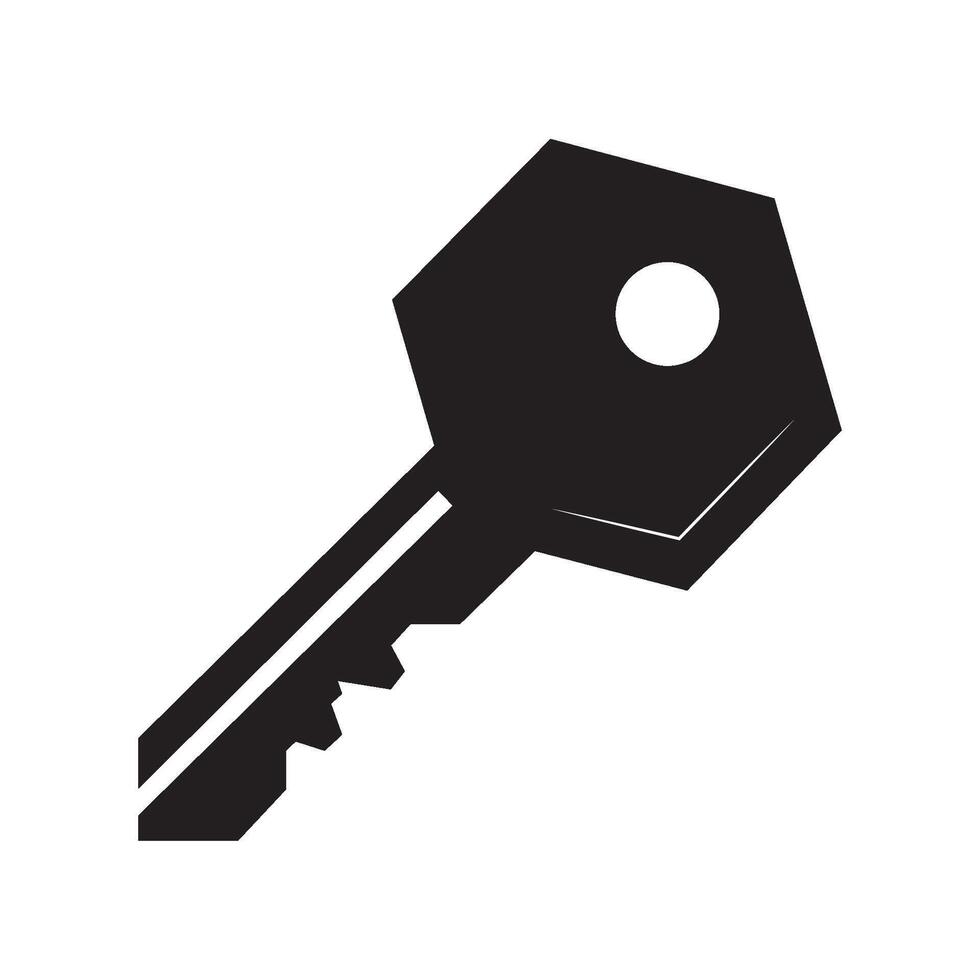 door lock icon illustration design template vector