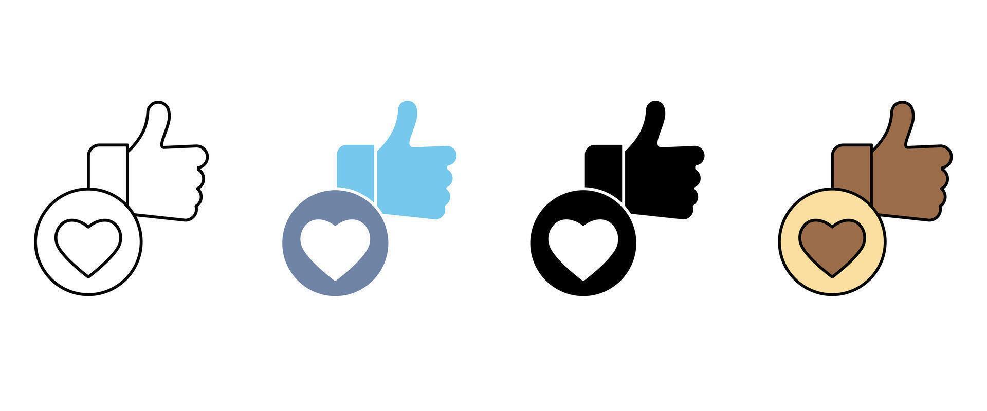 recommend concept line icon. Simple element illustration. recommend concept outline symbol design. vector