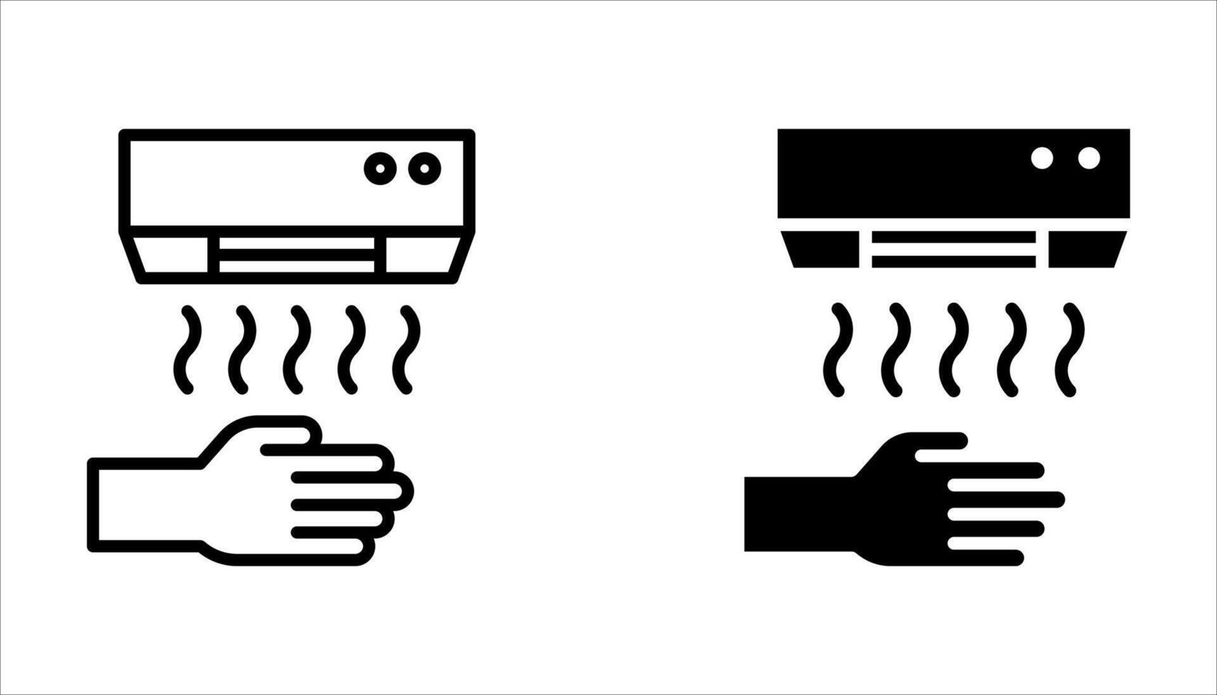 hand dryer icon on white vector