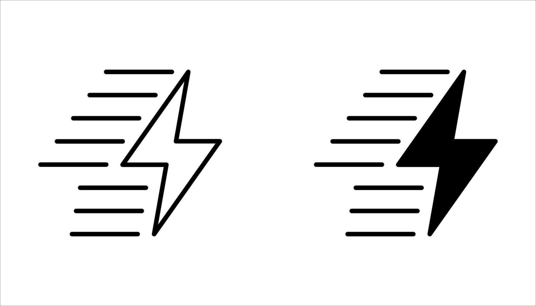 fast charging icon on white vector