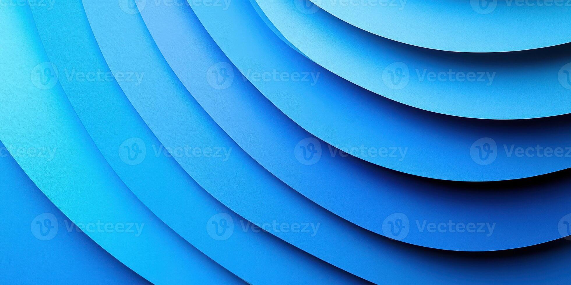 Layers of blue paper create a mesmerizing pattern in soft light photo
