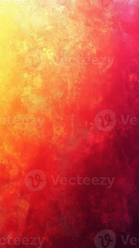 Vibrant abstract artwork displaying a gradient of warm colors from yellow to deep red evoking feelings of warmth and energy photo