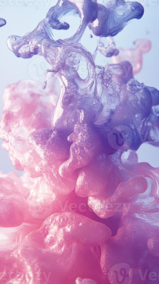 Colorful abstract fluid shapes blend together in a mesmerizing display of movement and texture photo