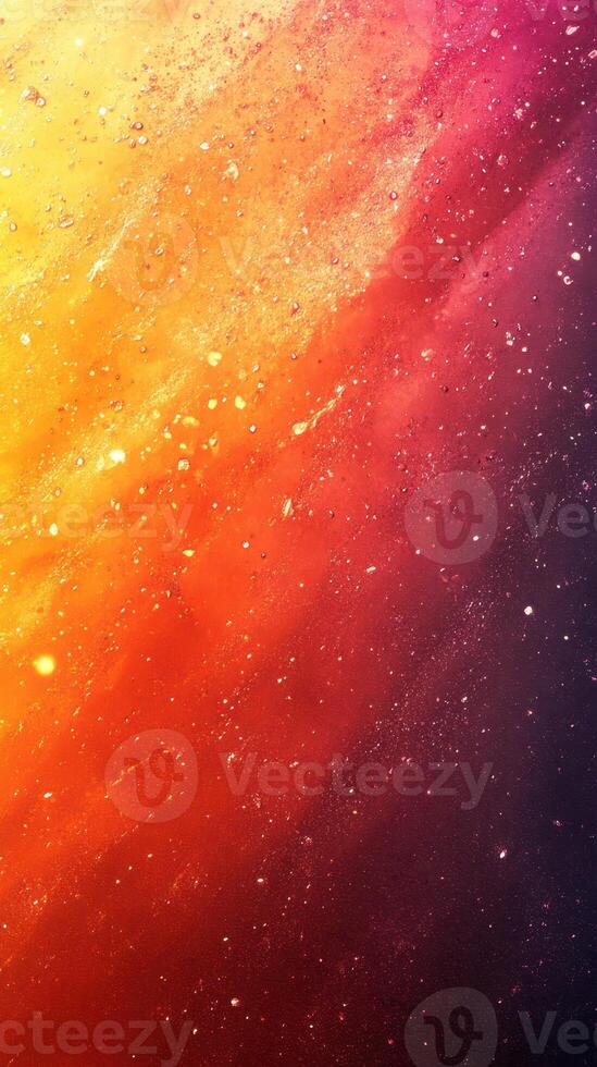 Abstract illustration of vibrant colors blending together in a cosmic pattern with hints of light creating a dreamy atmosphere photo
