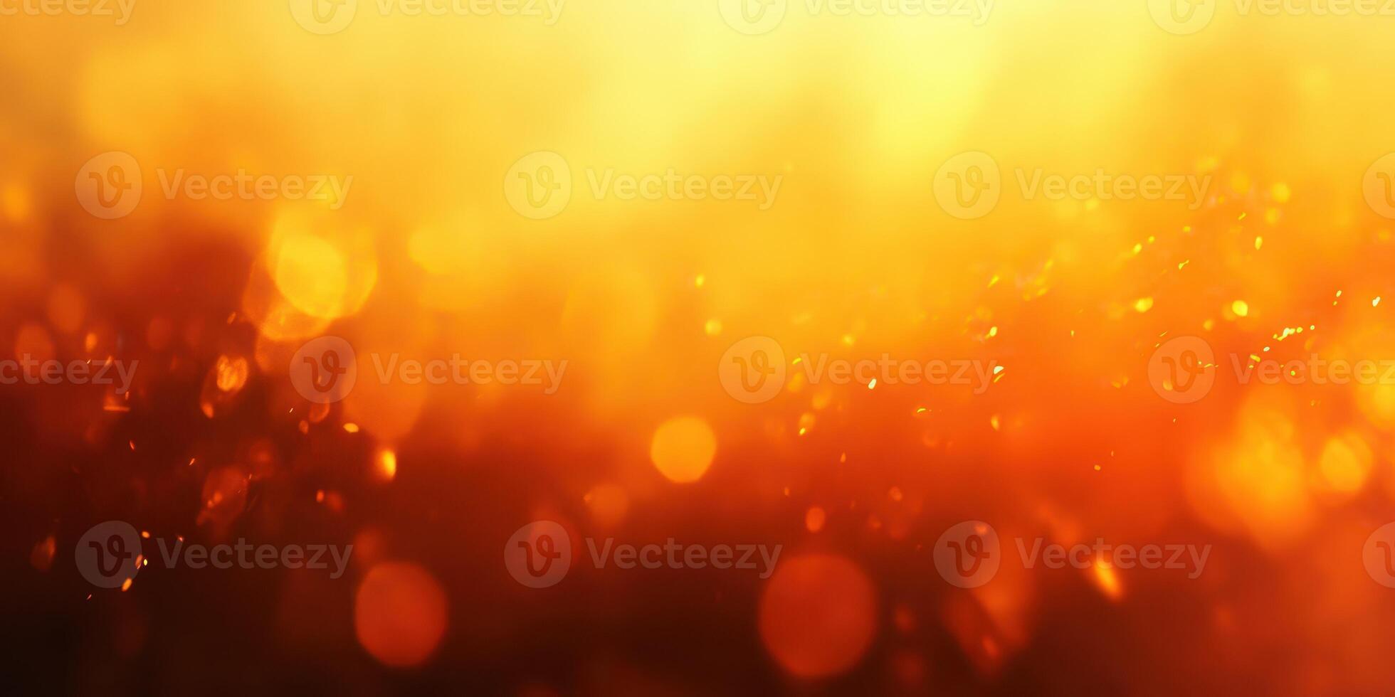 Warm golden hues shimmer in a radiant light display during a vibrant evening setting photo