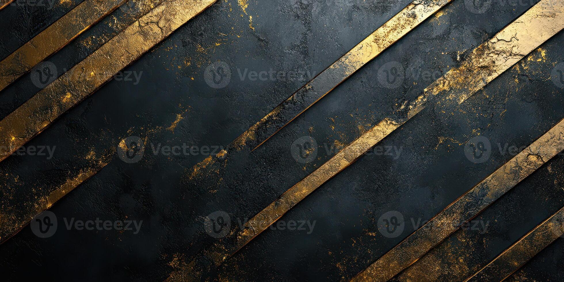 Textured black and gold background featuring diagonal golden stripes on a dark surface photo