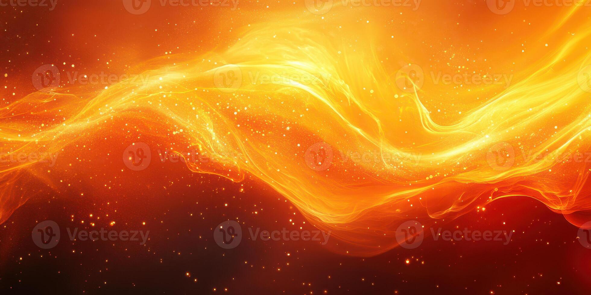 Swirling flames and glowing embers create a mesmerizing display of fiery colors and light patterns photo