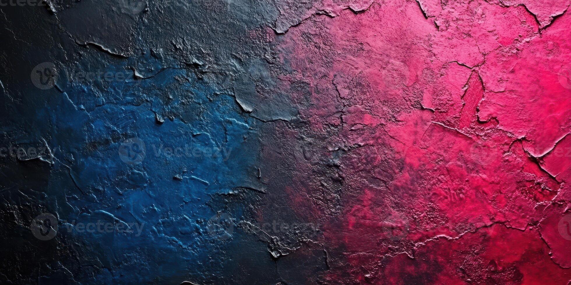 Colorful textured wall creates a striking visual contrast in an artistic space after sunset photo
