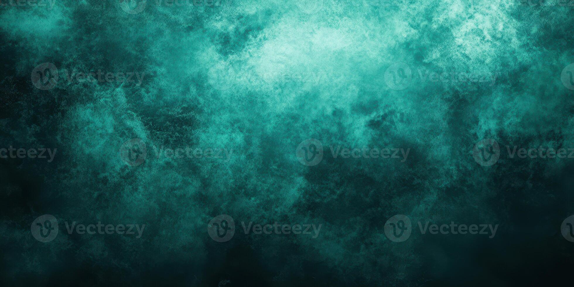 Atmospheric pattern of textured turquoise and dark shades in a digital art piece created for background designs or abstract visuals photo