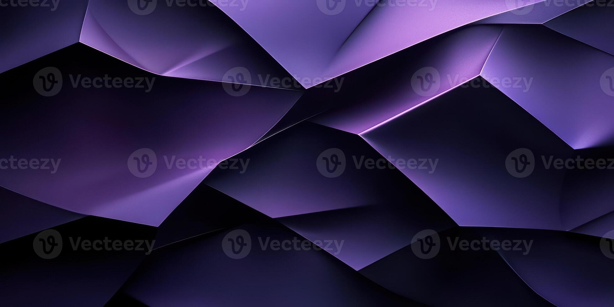 Textured abstract purple paper formations showcasing shadows and light patterns in a creative design photo