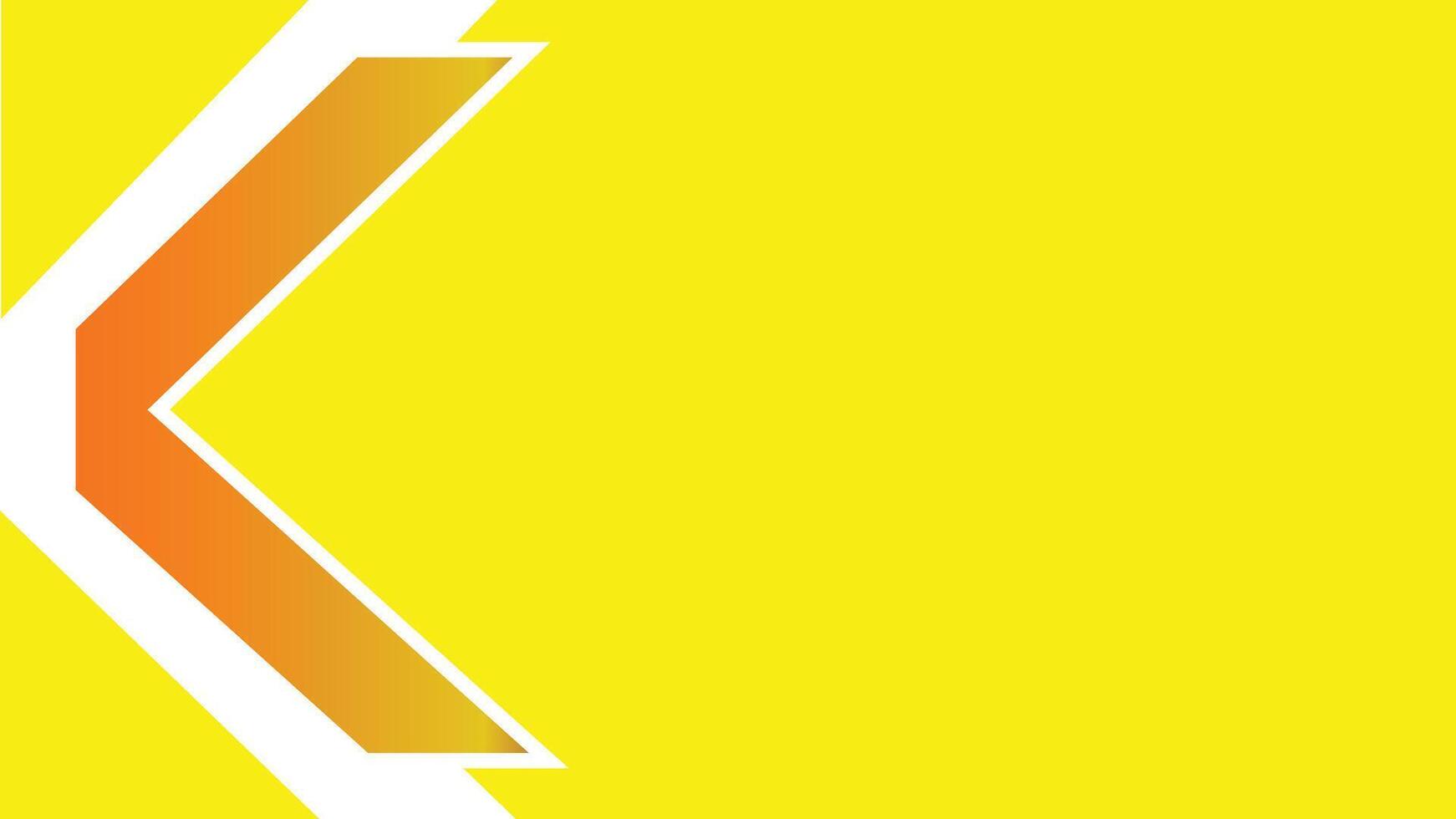 Bold Yellow Background With Chevron Graphic Design Element vector