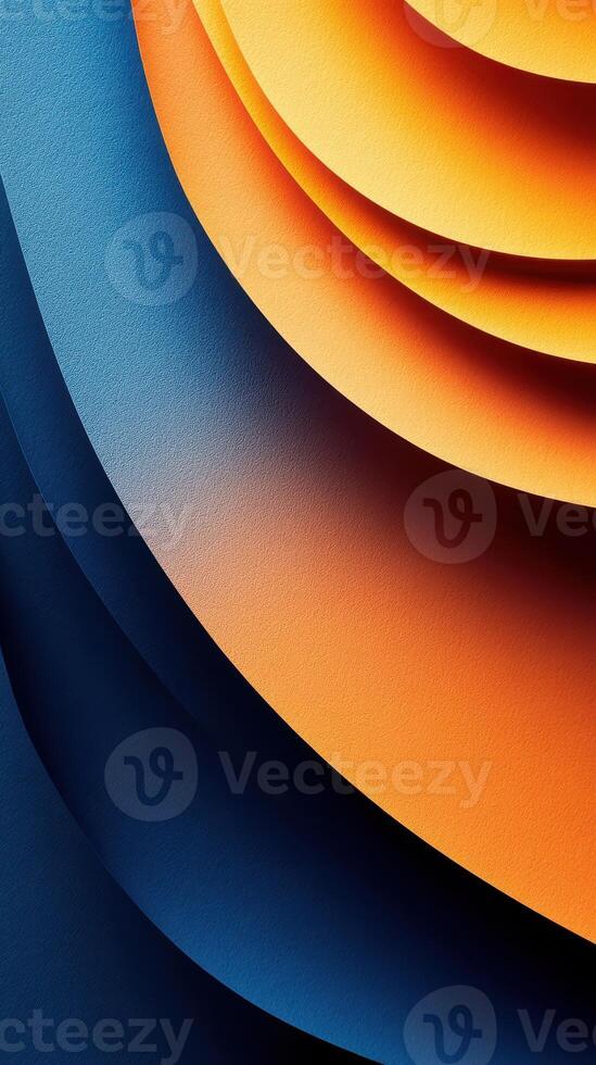 Vibrant layers of colorful paper create a striking visual texture in an abstract arrangement photo