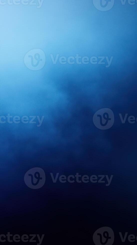 Mysterious blue gradient evoking a calm atmosphere in a serene environment photo