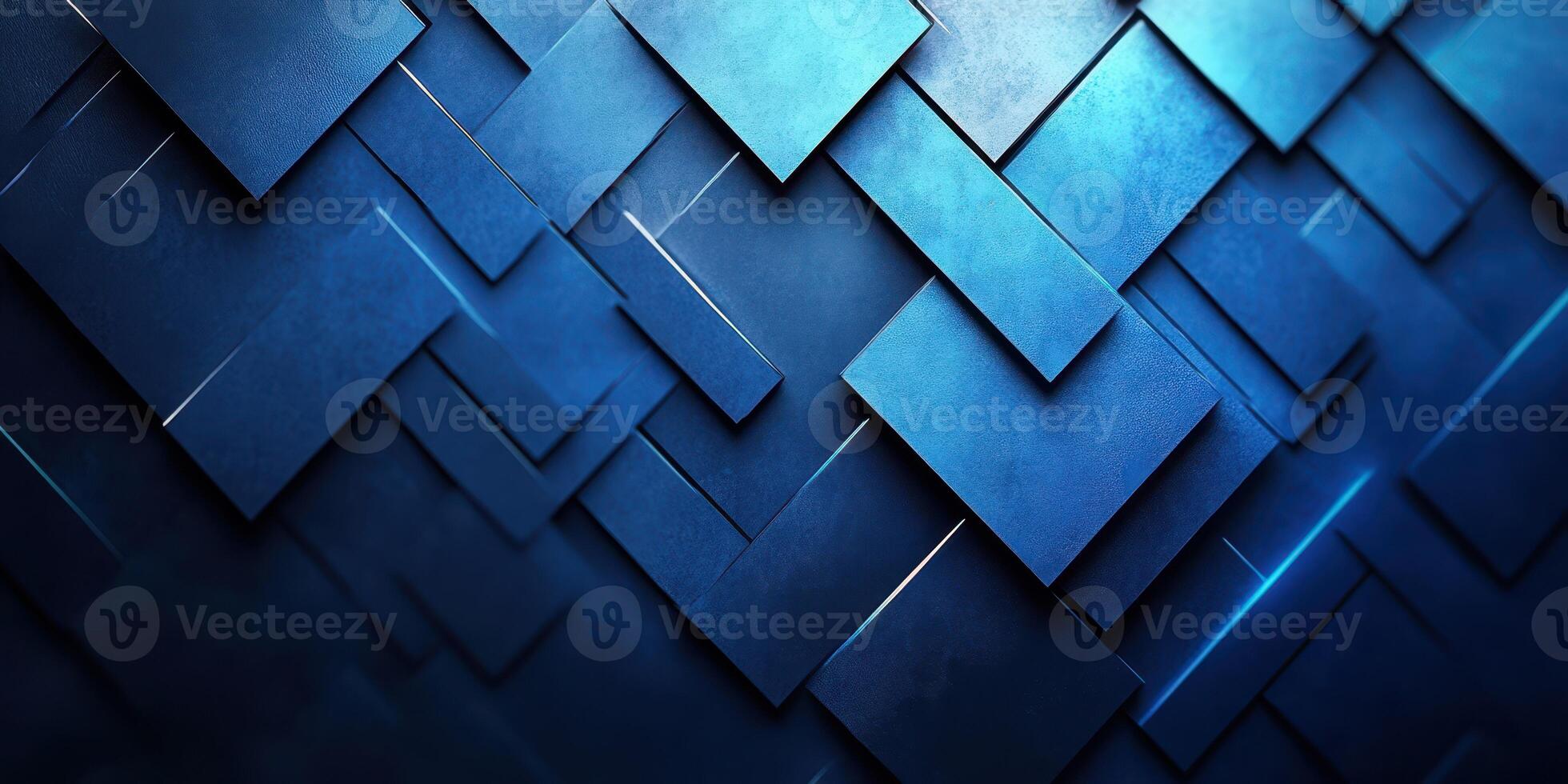 Textured blue abstract geometric pattern with layered shapes and gradients creating a modern design aesthetic photo