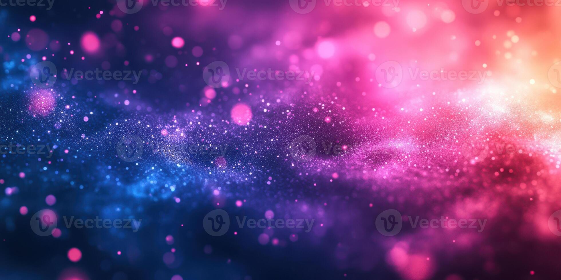 Celestial colors blend in a vibrant cosmic scene with sparkling stars and swirling nebulas photo