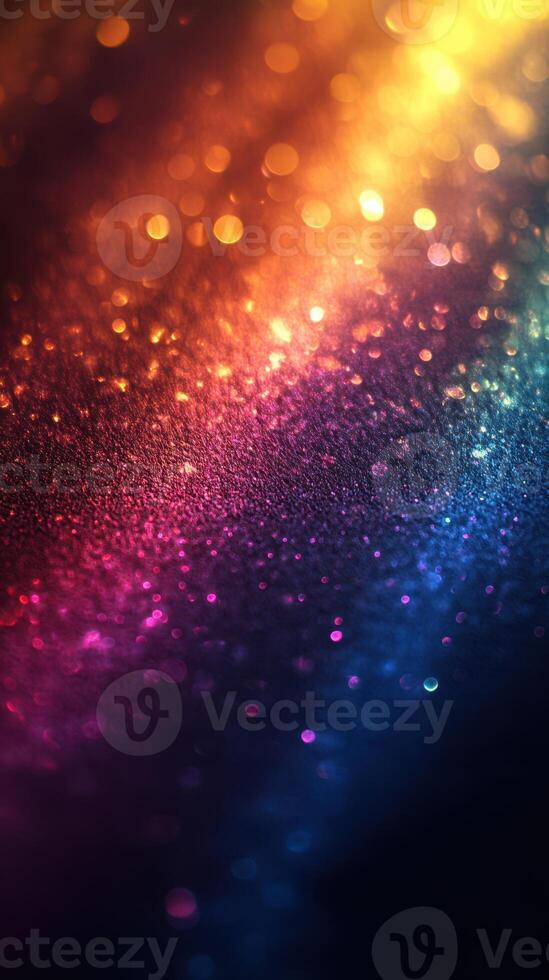 Colorful abstract background featuring vibrant splashes of light and texture shining in a dark environment photo