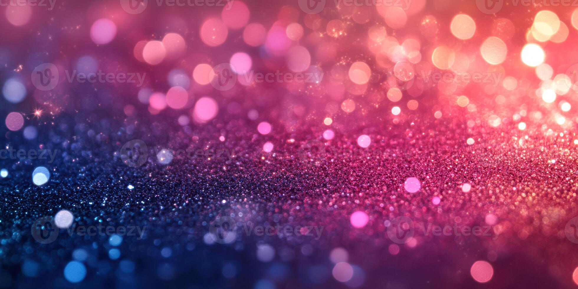 Colorful shimmering bokeh lights create a dynamic effect with a blend of purple, pink, and blue in the background photo