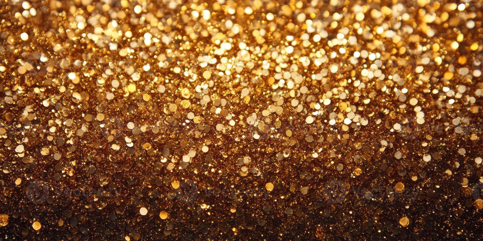 Sparkling golden glitter shines bright in a textured backdrop photo