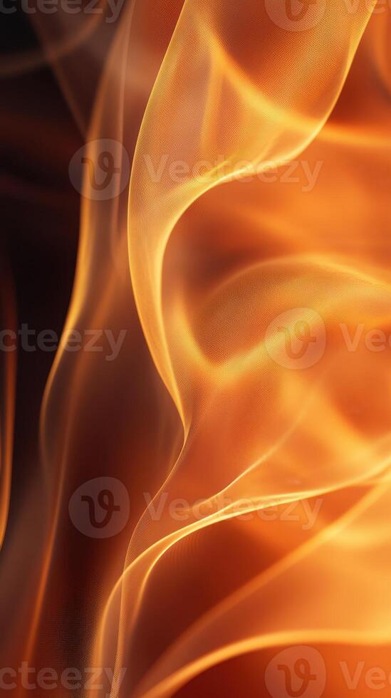 Fluid dance of warm firelight capturing the essence of movement and warmth in a cozy atmosphere photo