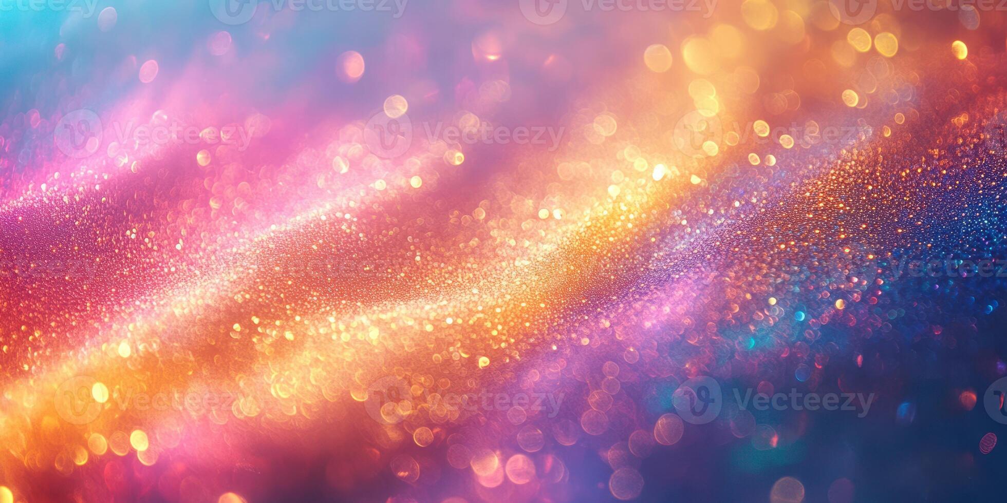 Vibrant abstract background showcasing shimmering colors in a dynamic wave pattern during sunset hours photo