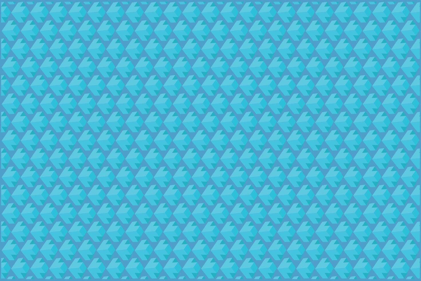 Cyan Arrow Pattern Background vector