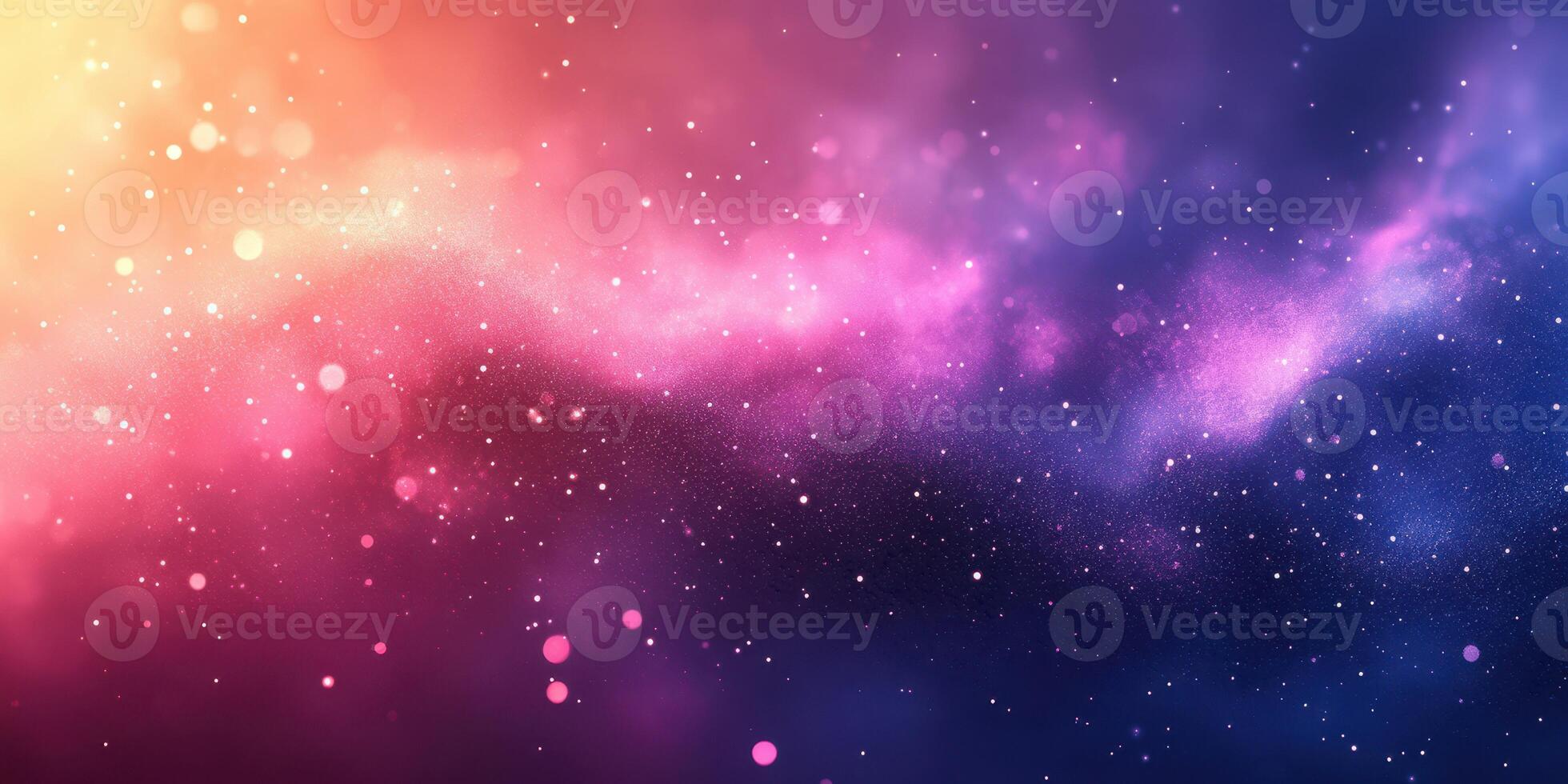 Vibrant cosmic nebula with swirling colors and sparkling stars in deep space photo
