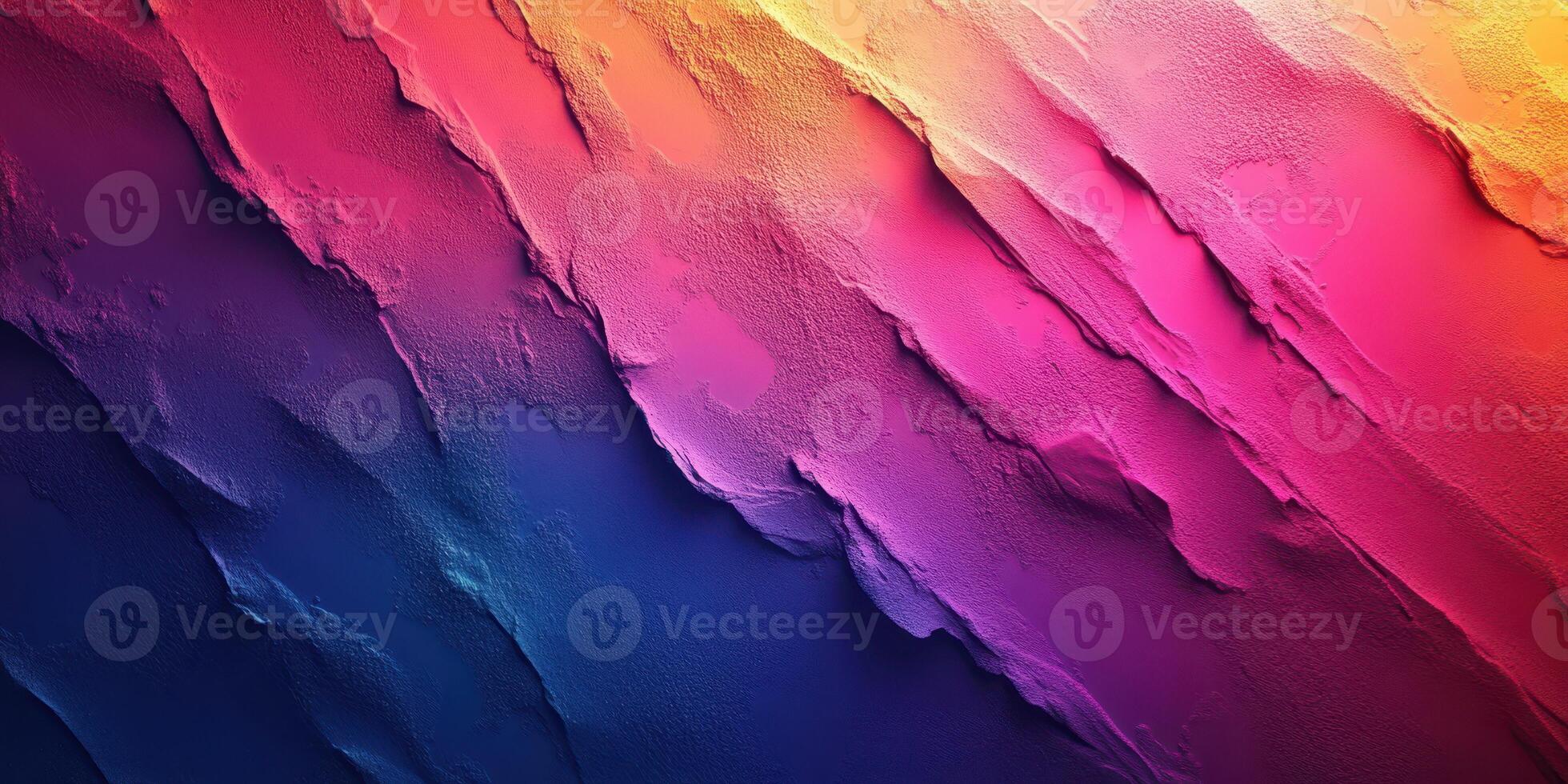 Colorful abstract texture with vibrant gradients and layered patterns in a modern art style during the evening light photo