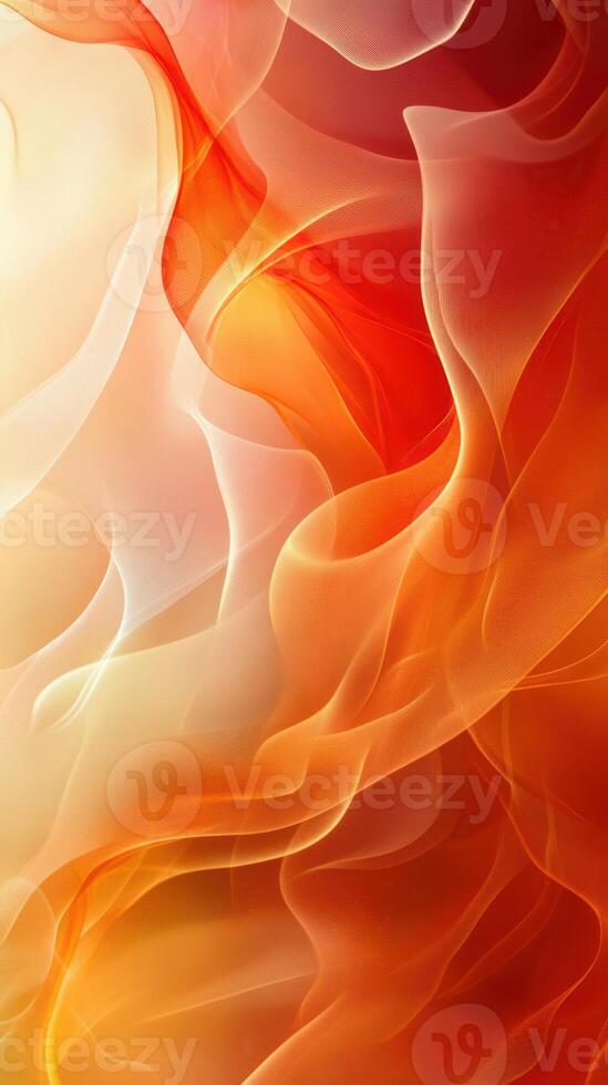 Vibrant abstract patterns in warm shades evoke a sense of movement and fluidity photo