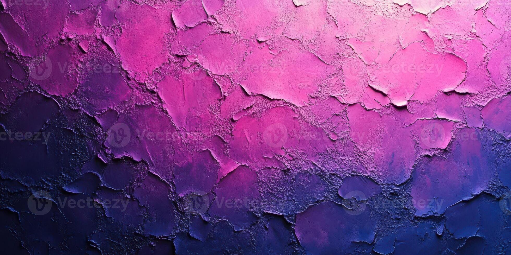 Vibrant textured wall with gradients of purple and blue at an art installation in a creative space photo