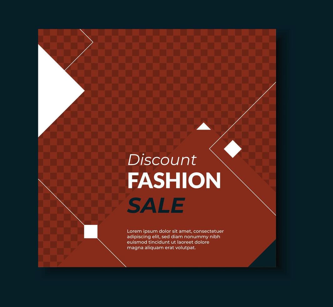 Fashion Template for Social Media Editable Digital Post Design vector