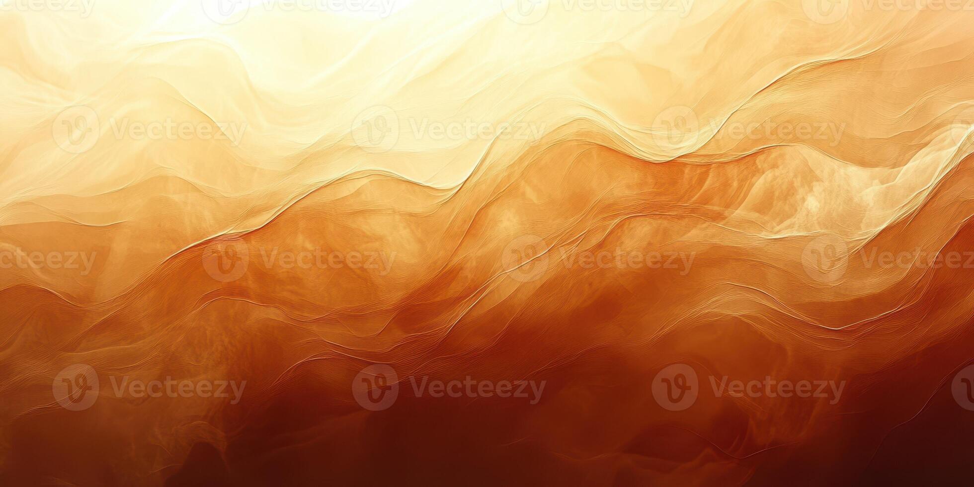 Abstract representation of warm hues flowing in smooth waves creating a peaceful atmosphere photo
