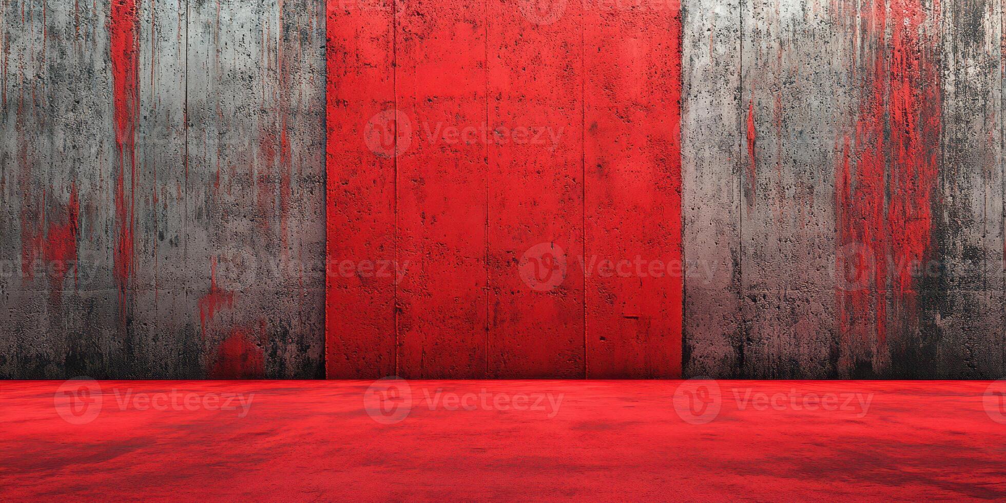Red and gray abstract wall background ideal for artistic design and modern decor photo